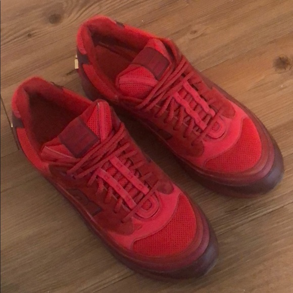 SOLD - Valentino red sneakers - Picture 1 of 6